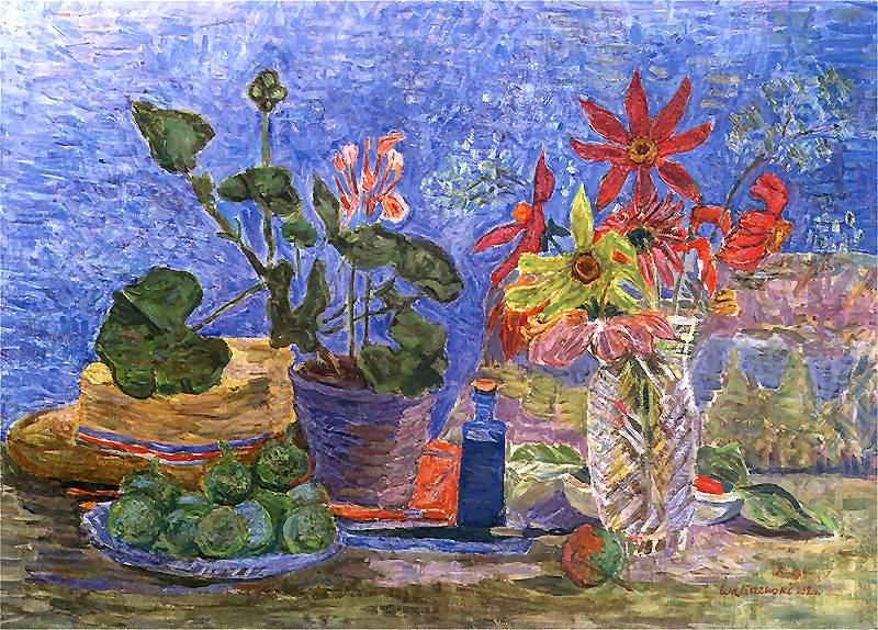 Zygmunt Waliszewski Flowers and fruits Norge oil painting art